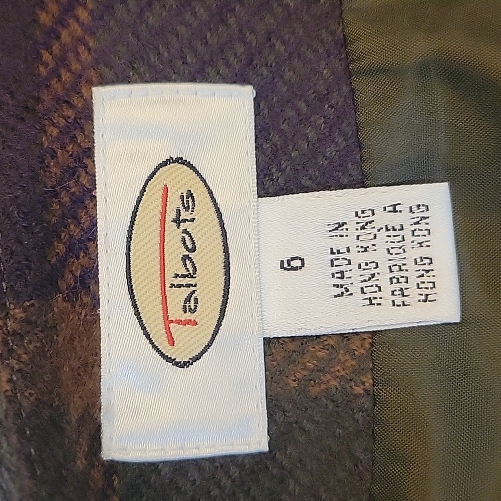 Talbots 100% Wool Green/Purple Plaid Skirt, Women's Size 6, Great Condit… - Picture 6 of 8